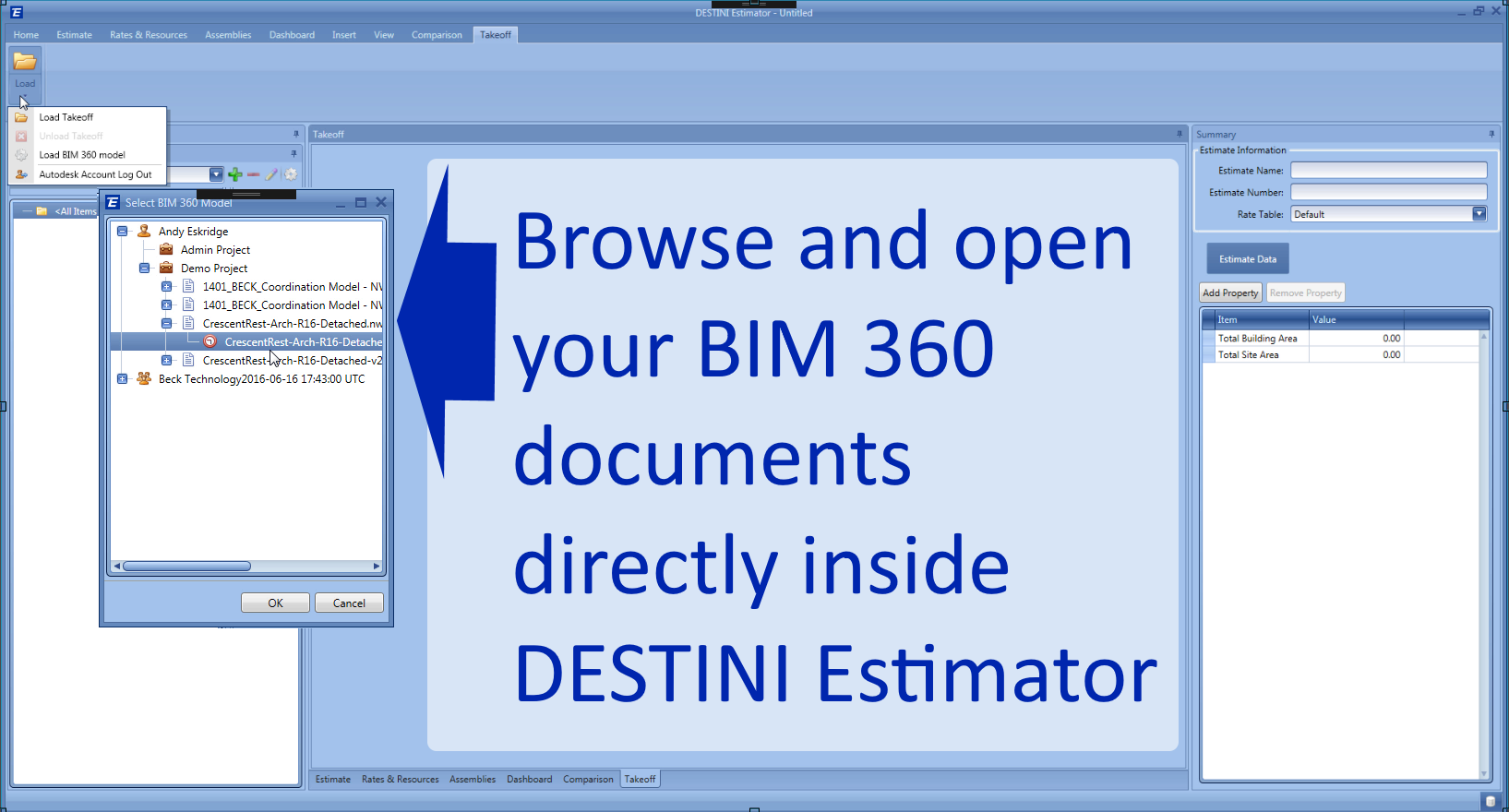 Browse BIM 360 -Annotated