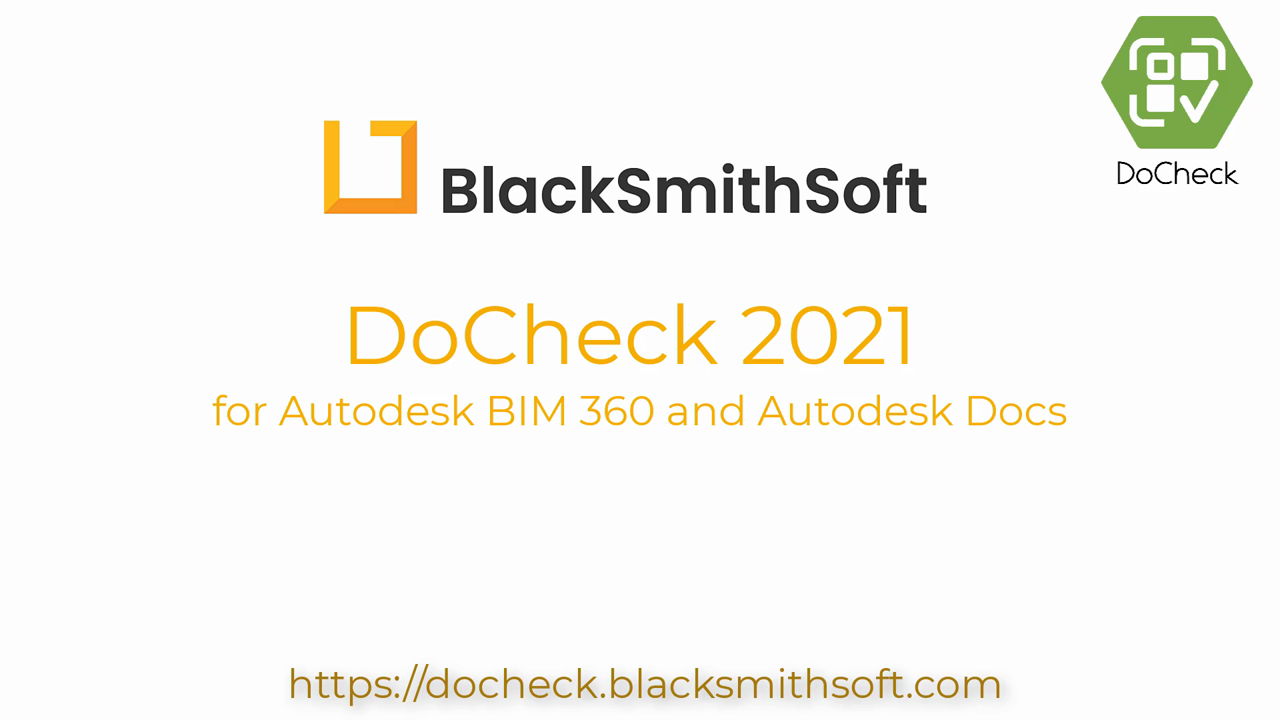 DoCheck for BIM 360 and Autodesk Docs